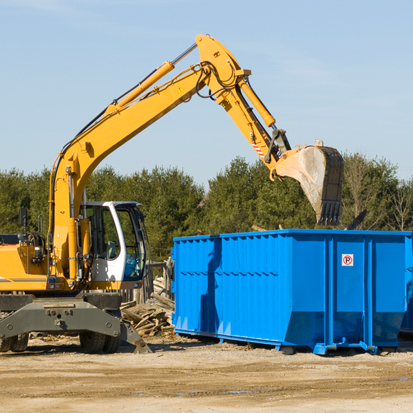 can i rent a residential dumpster for a construction project in Ruso